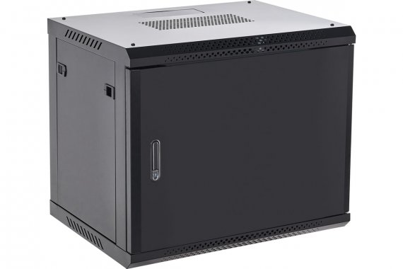 Фотография товара 'Rexant 04-0954-122 Шкаф телекоммуникационный настенный 19" 9U 550×400мм'