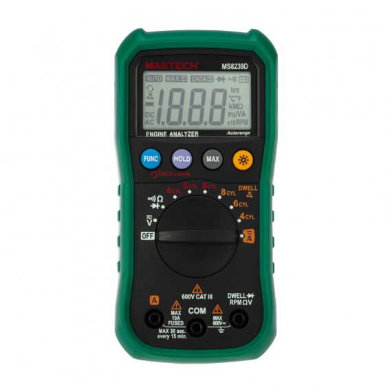 Фотография товара 'Rexant 13-2089 Автомобильный мультиметр MASTECH MS8239D'