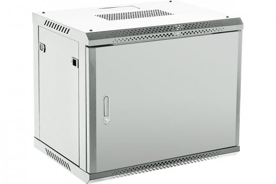 Фотография товара 'Rexant 04-1266-121 Шкаф телекоммуникационный настенный 19" 12U 600×600мм'