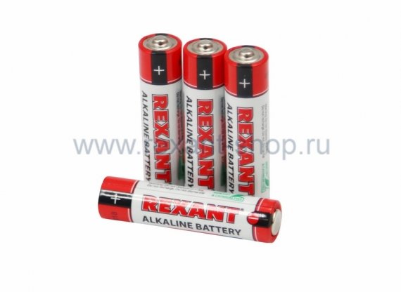 Фотография товара 'Rexant Алкалиновая батарейка AAA/LR03'