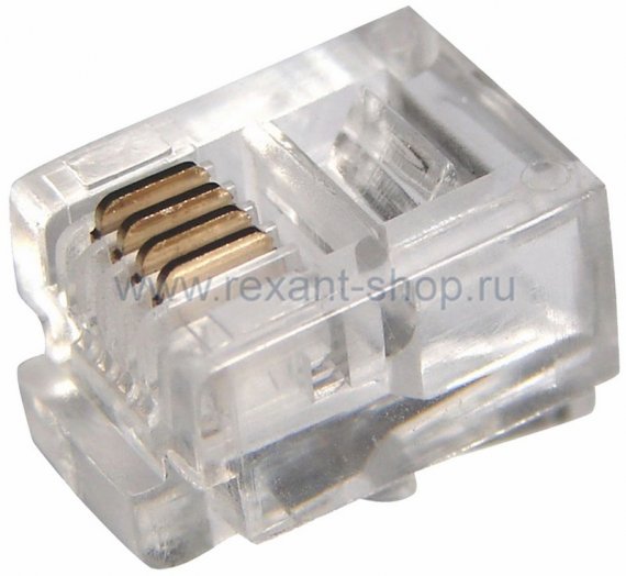 Фотография товара 'Rexant Джек телефонный 6P4C 05-1012-3'