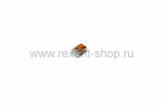 Фотография товара 'Rexant Клемма 2 контактная компактная 07-5161'