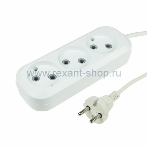 Фотография товара 'Rexant Удлинитель REXANT 3 гнезда 11-9510'
