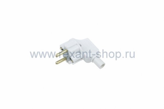 Фотография товара 'Rexant Вилка Евро угловая с з/к 16А 11-8502'