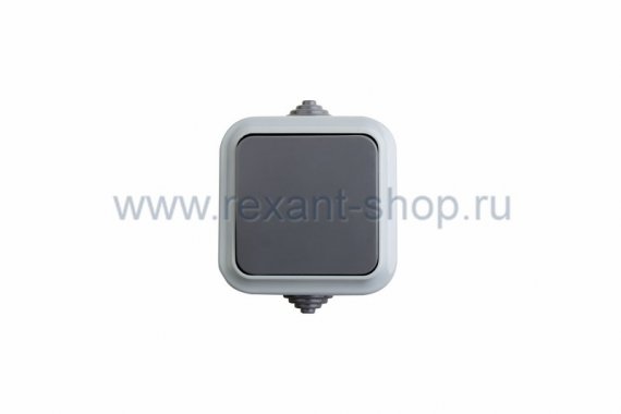 Фотография товара 'Rexant Выключатель одноклавишный влагозащищенный открытой установки 78-0520'
