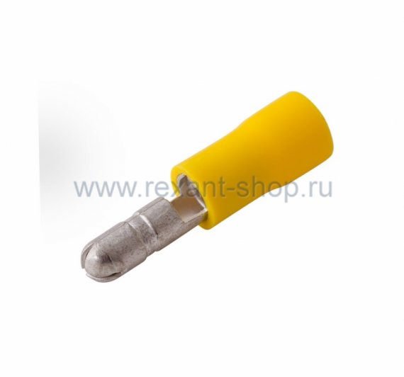 Фотография товара 'Rexant РАЗЪЁМ ШТЕКЕРНЫЙ изолированный (штекер ш5мм) 08-0531'
