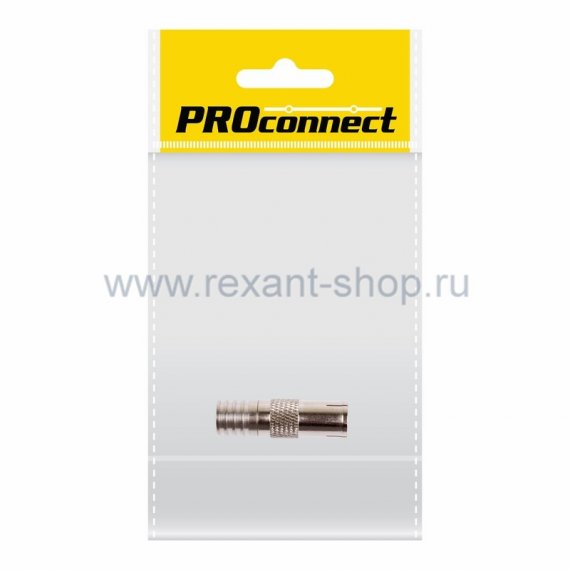 Фотография товара 'Rexant РАЗЪЁМ гнездо TV никель обжим 05-4306-7'