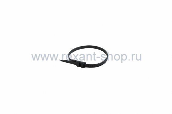 Фотография товара 'Rexant Хомут усиленный с двойным горизонтальным замком nylon 07-0359'