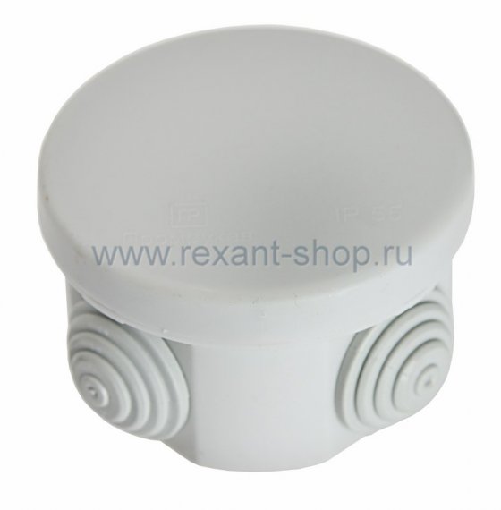 Фотография товара 'Rexant Коробка распаячная для о/п 65х40 28-3000'
