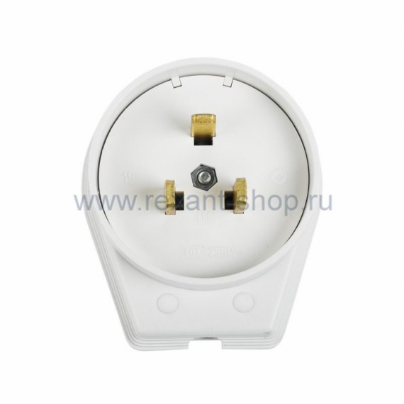 Фотография товара 'Rexant Вилка силовая для электроплиты с заземлением IP 20 40А 250В 11-8519'