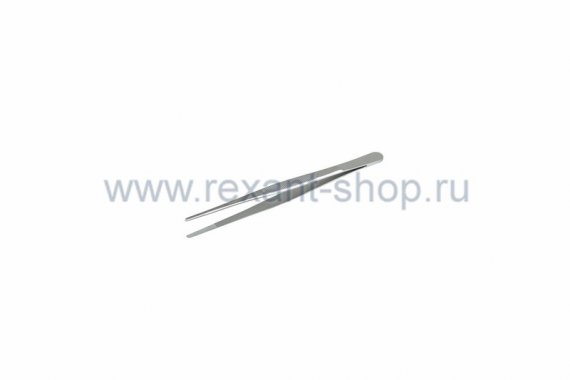 Фотография товара 'Rexant Пинцет прямой, рифленый 155мм 12-0365'