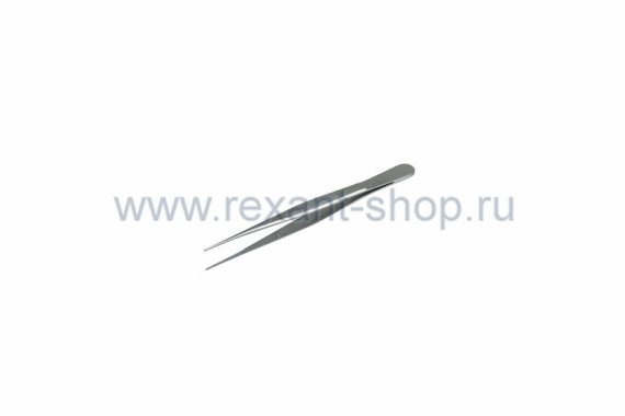Фотография товара 'Rexant Пинцет прямой, узкий, фиксатор, рифленый 12-0340'