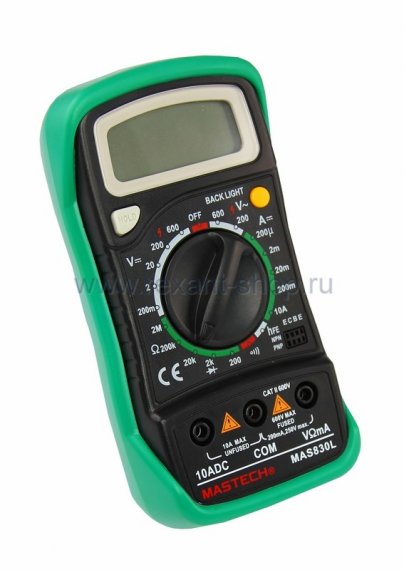Фотография товара 'MASTECH Портативный мультиметр MAS830L 13-2007'