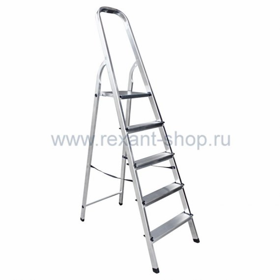Фотография товара 'Rexant Стремянка алюминиевая пять ступенек 12-5042'