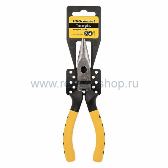 Фотография товара 'Proconnect Тонкогубцы изогнутые 160 мм 12-4615-4'
