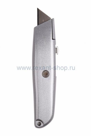 Фотография товара 'Rexant Нож с трапециевидным выдвижным лезвием 12-4907'