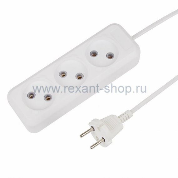 Фотография товара 'Rexant Удлинитель 3 гнезда 11-2210'