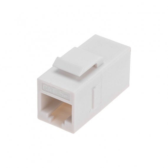 Фотография товара 'Rexant 02-0101 Адаптер проходной формата Keystone, Jack RJ-45(8P8C), UTP, CAT 5e'