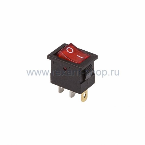 Фотография товара 'Rexant Выключатель клавишный 12V 15А 36-2170'