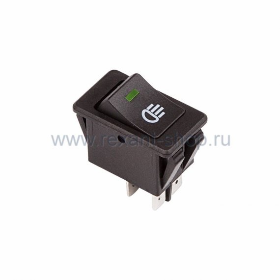 Фотография товара 'Rexant Выключатель клавишный 12V 35А (4с) 36-4441'