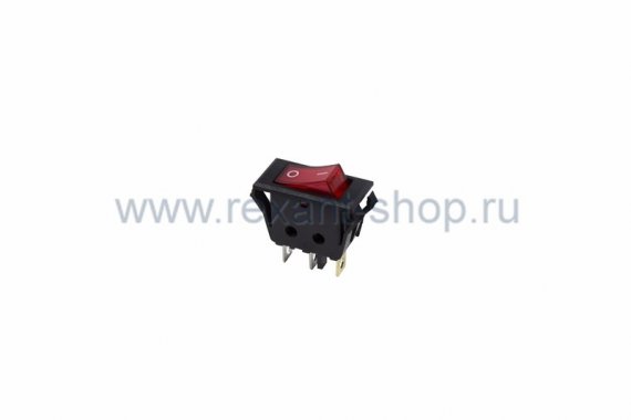 Фотография товара 'Rexant Выключатель клавишный 250V 15А (3с) 36-2225'