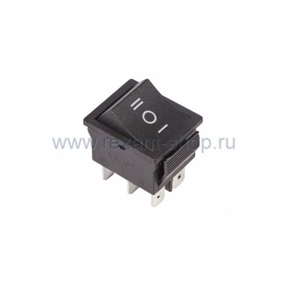 Фотография товара 'Rexant Выключатель клавишный 250V 15А (6с) 36-2370'