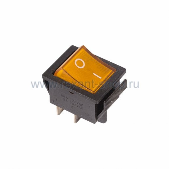 Фотография товара 'Rexant Выключатель клавишный 250V 16А (4с) 36-2333'