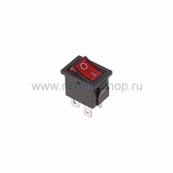 Фотография товара 'Rexant Выключатель клавишный 250V 6А 36-2190'