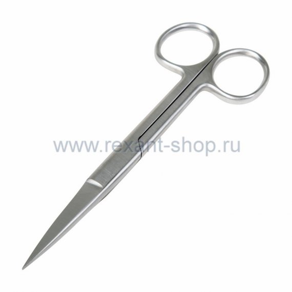 Фотография товара 'Rexant Ножницы с двумя острыми концами прямые 145мм 12-4925-9'