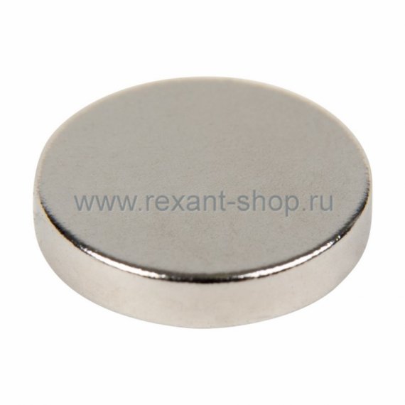 Фотография товара 'Rexant Неодимовый магнит диск 10х2мм 72-3112'