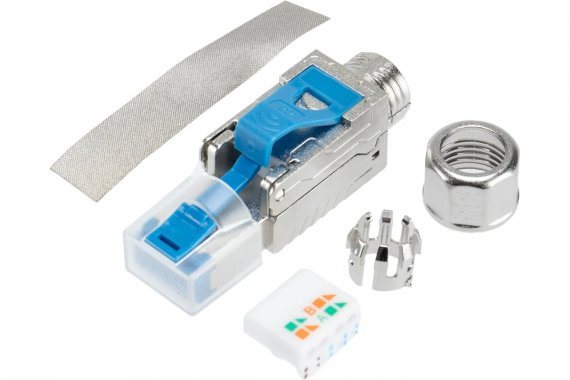 Фотография товара 'Rexant 02-0381 Разъем RJ-45(8P8C) полевой заделки под витую пару, FTP, CAT 6'
