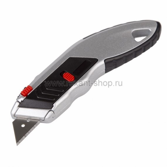 Фотография товара 'Rexant Нож с трапециевидным лезвием Профи 12-4953'