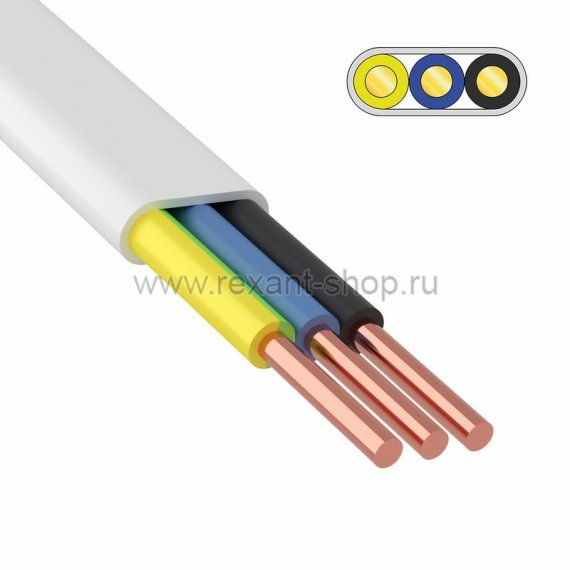 Фотография товара 'Rexant Провод ПБПП (ПуВВ) 01-8356-2'