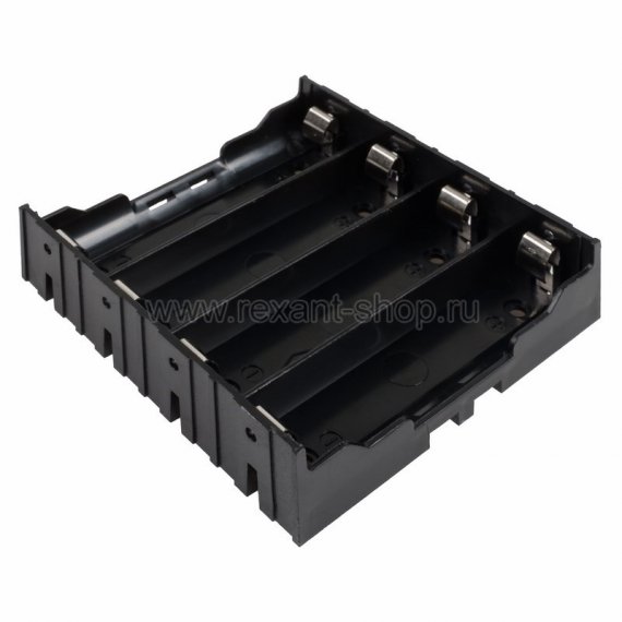 Фотография товара 'Rexant Батарейный отсек 4 х 18650 Li-ion (на плату) 16-0804-9'