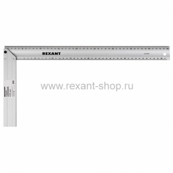Фотография товара 'Rexant Угольник строительный литой алюминиевый 12-9204'