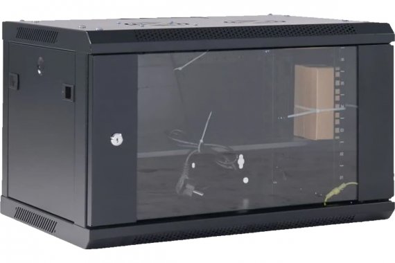 Фотография товара 'Rexant 04-0954-112 Шкаф телекоммуникационный настенный 19" 9U 550×400мм'