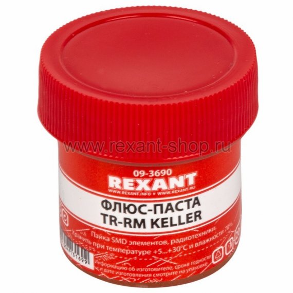 Фотография товара 'Rexant Флюс-паста «TR-RM KELLER» 09-3690'