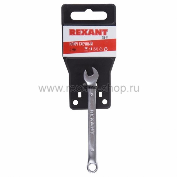 Фотография товара 'Rexant Ключ комбинированный 6 мм 12-5801'