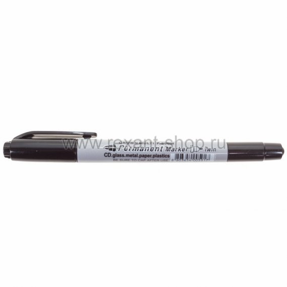 Фотография товара 'Rexant Маркер перманентный двухсторонний Crown «Multi Marker Twin» 08-8401'