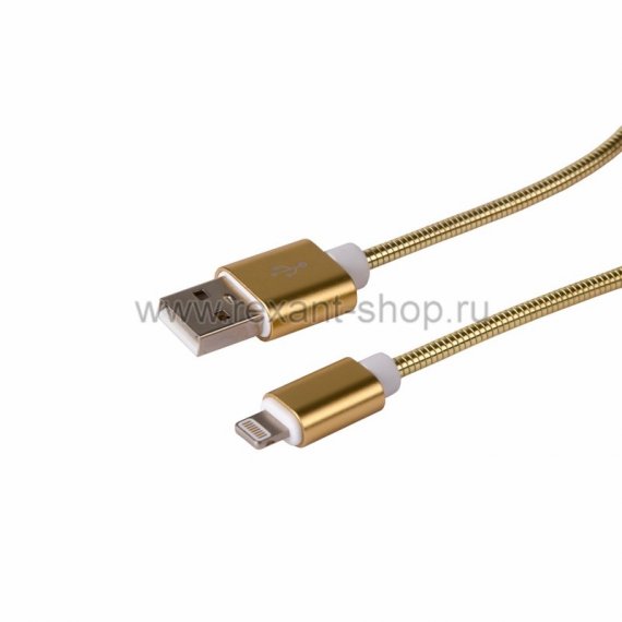 Фотография товара 'Rexant USB кабель для iPhone 5/6/7 моделей 18-4249-9'