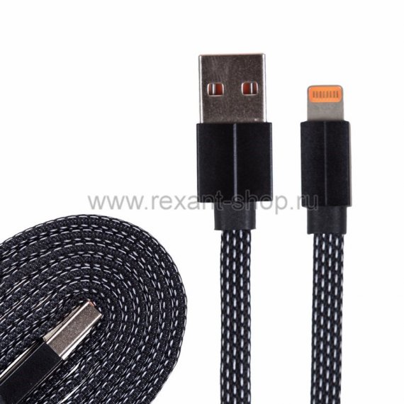 Фотография товара 'Rexant USB кабель для iPhone 5/6/7/8/X 18-1979-1-9'