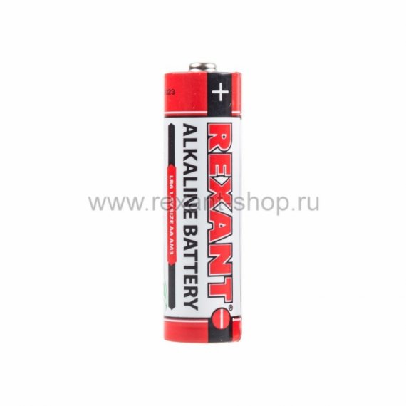 Фотография товара 'Rexant Алкалиновая батарейка AA/LR6 30-1024'