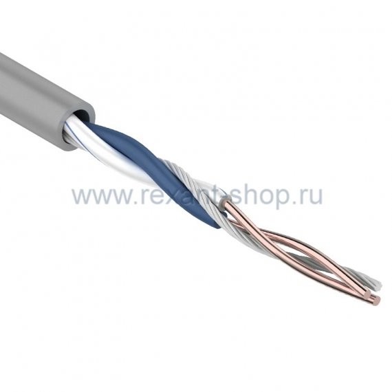 Фотография товара 'Rexant Кабель UTP 1PR 24AWG CAT5E 305м 01-0002'