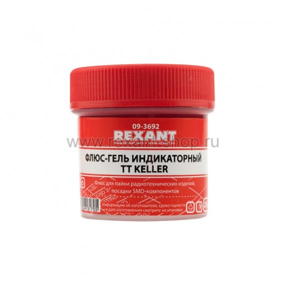 Фотография товара 'Rexant Флюс-гель индикаторный TT KELLER 09-3692'