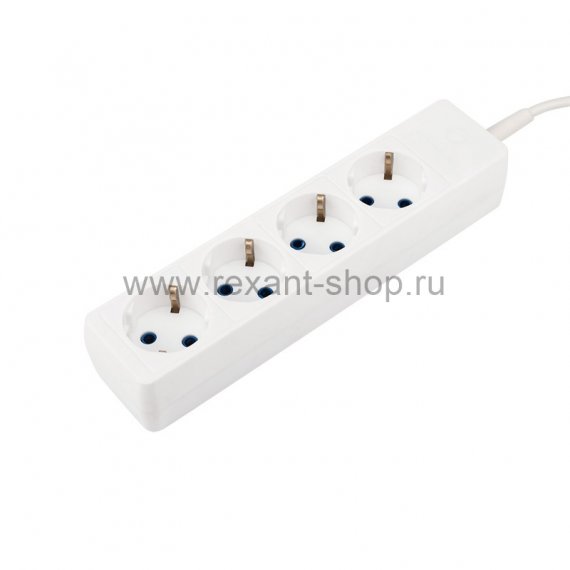 Фотография товара 'Rexant Удлинитель 4 гнезда 10 м 3х0,75 мм , 11-9557'