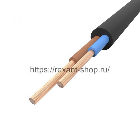 Фотография товара 'Rexant Кабель КГтп-ХЛ 2х6 мм?, 100 м, 01-8435'