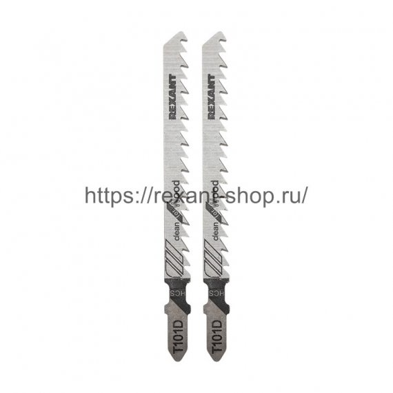 Фотография товара 'Rexant Пилка для электролобзика 100 мм 6 з/д 6-60 мм Т101D, 92-0304'