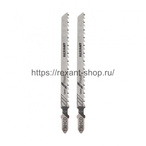 Фотография товара 'Rexant Пилка для электролобзика 115 мм 8 з/д 6-60 мм T301CD, 92-0307'