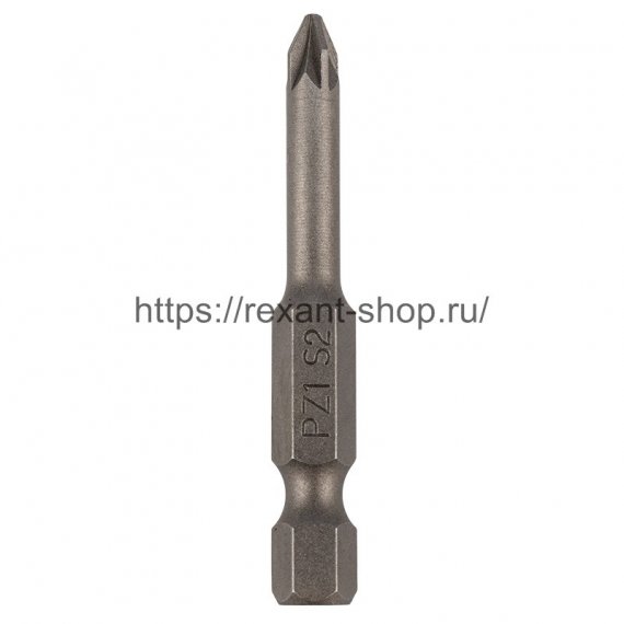 Фотография товара 'Rexant Бита PZ1*50 мм для шуруповерта сталь S2, 92-0418'