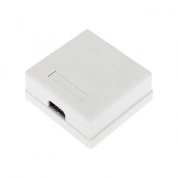 Фотография товара 'Rexant Рoзетка компьютерная внешняя, 2-порта RJ-45 (8P8C), UTP неэкранированная, категория 6, 03-0136'